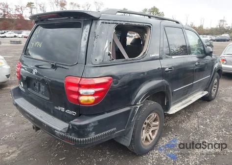 2003 Toyota Sequoia Limited V8 z USA, uszkodzony, nr VIN 5TDBT48A43S148836